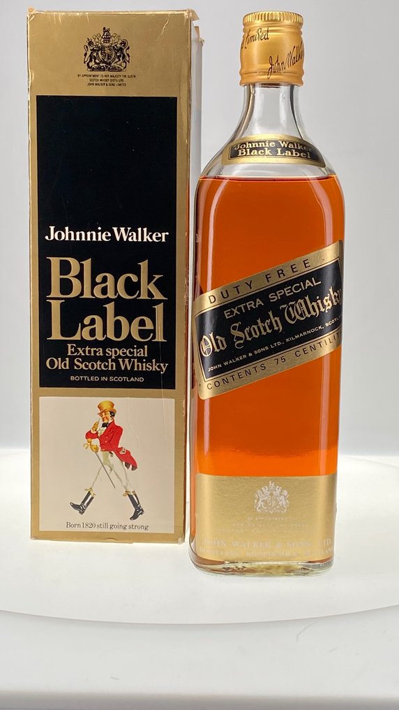 Johnnie Walker Black Label - Duty Free - b. 1970s - 75cl ...