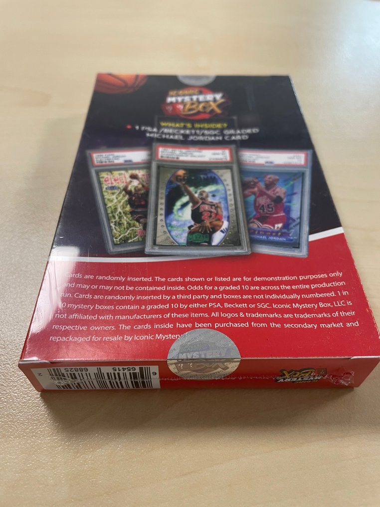 Iconic Mystery Box Michael Jordan Graded Card Factory Catawiki