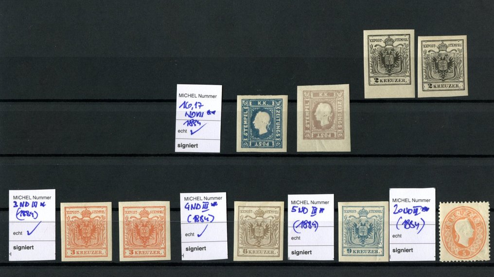 Austria - A selection of Amtlicher Neudrucke - Catawiki