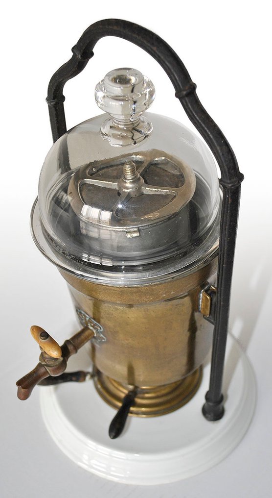 J.S. Austria Coffee maker Brass, porcelain, cast iron, Catawiki