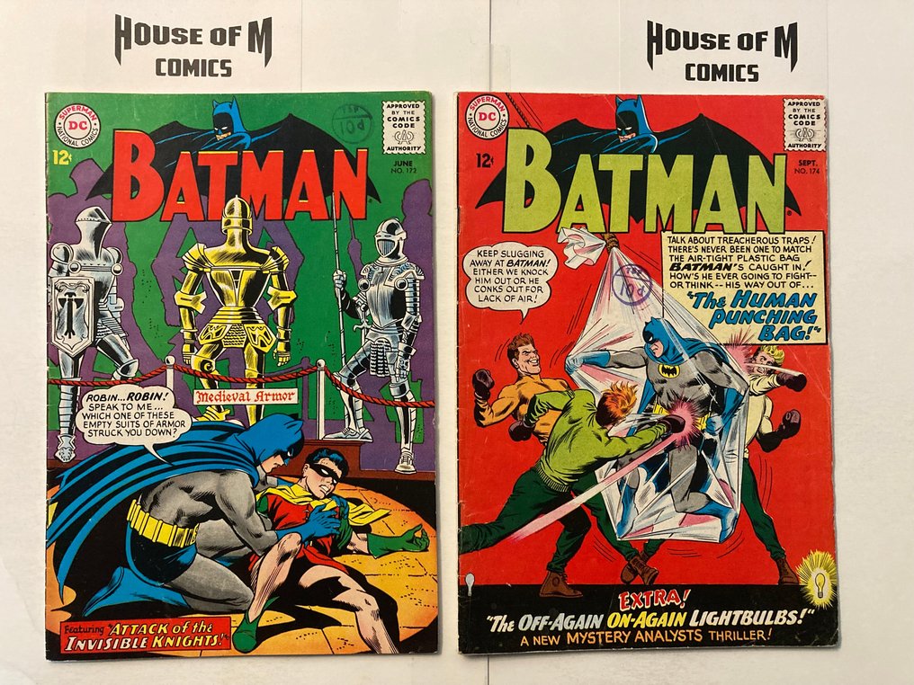 Batman # 172 & 174 Silver Age Gems! 