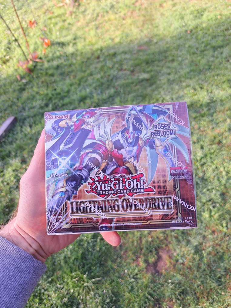 Konami 1 Booster box YuGiOh! lightning overdrive Catawiki