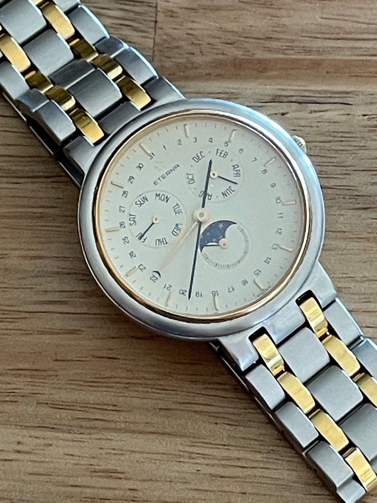 Eterna Triple Calendar Moonphase Men 19901999 Catawiki