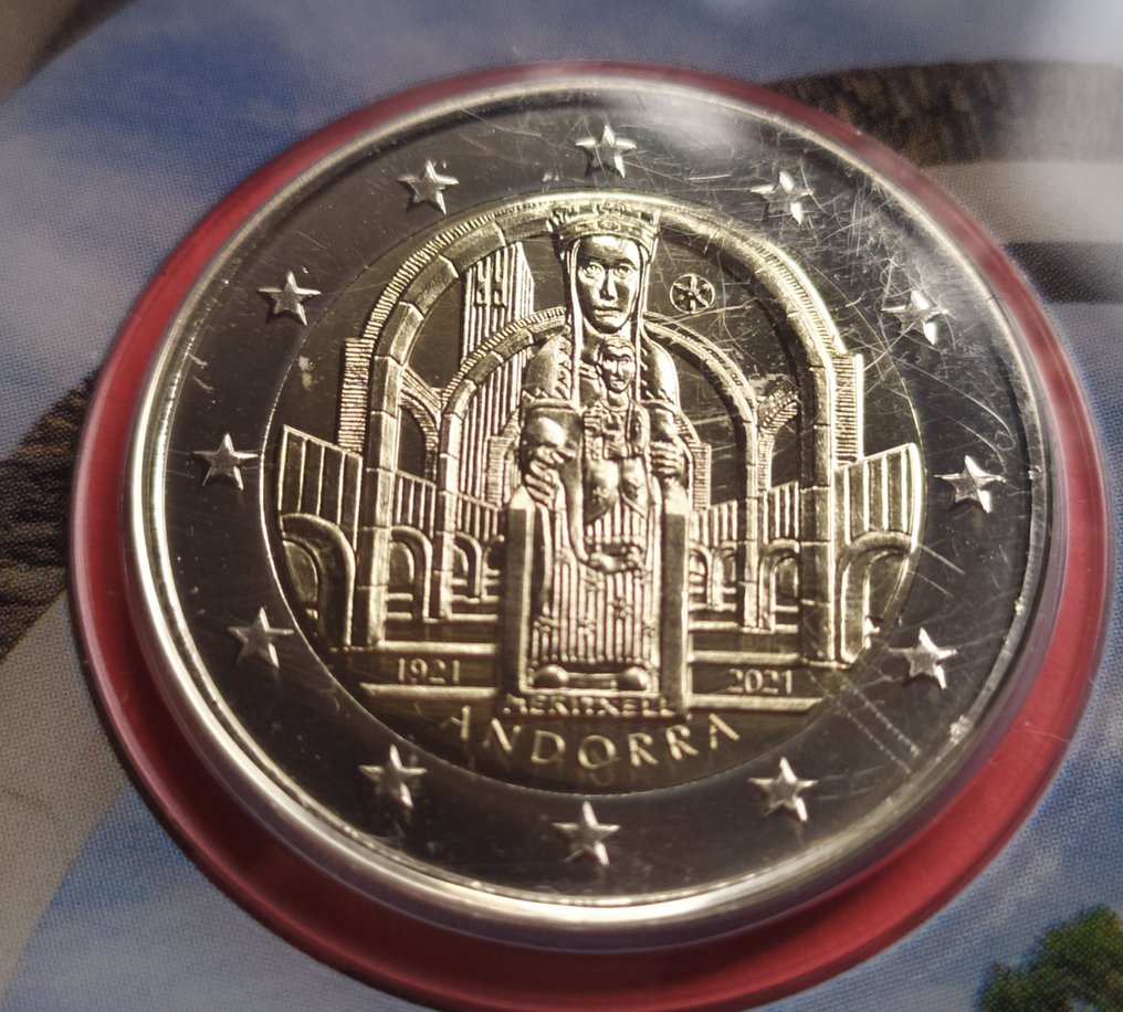 Andorra. 2 Euro 2021 (16 coincards) - Catawiki