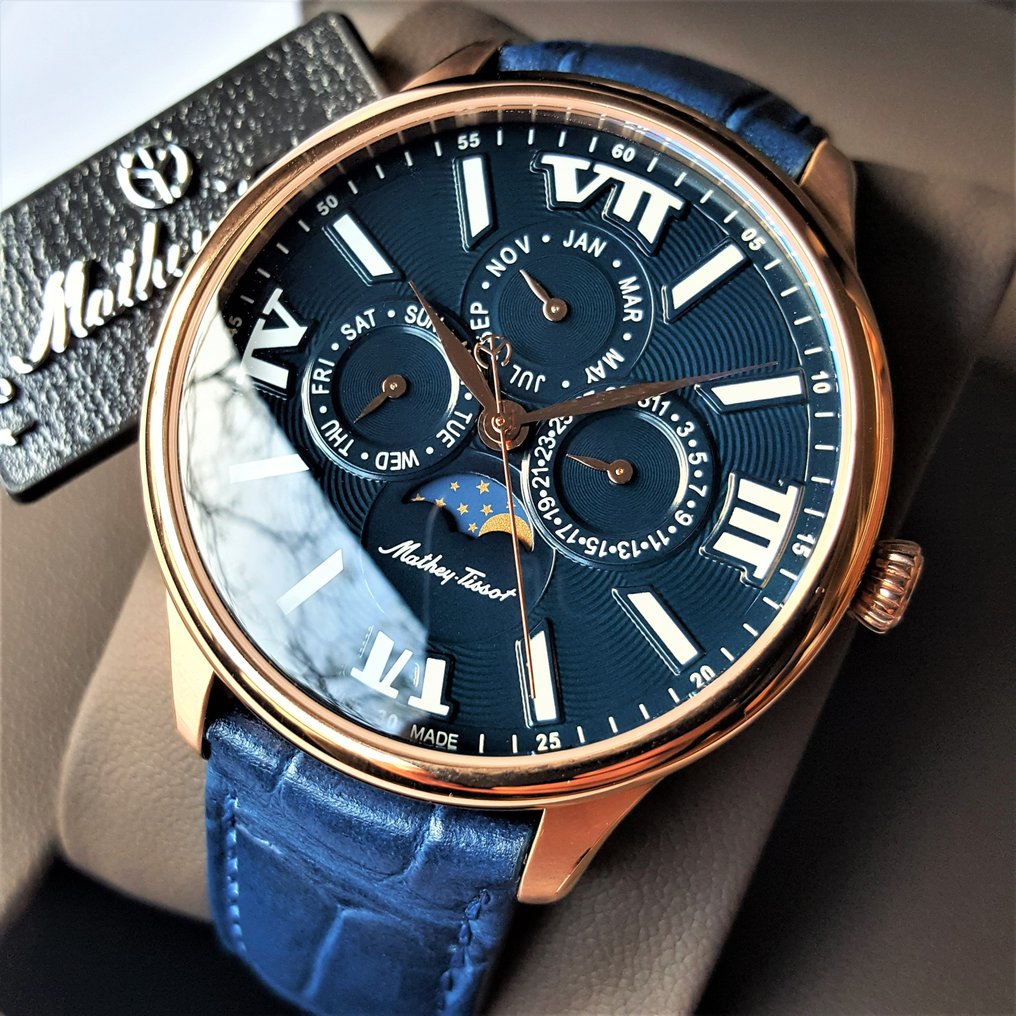 Mathey tissot moonphase watch shop