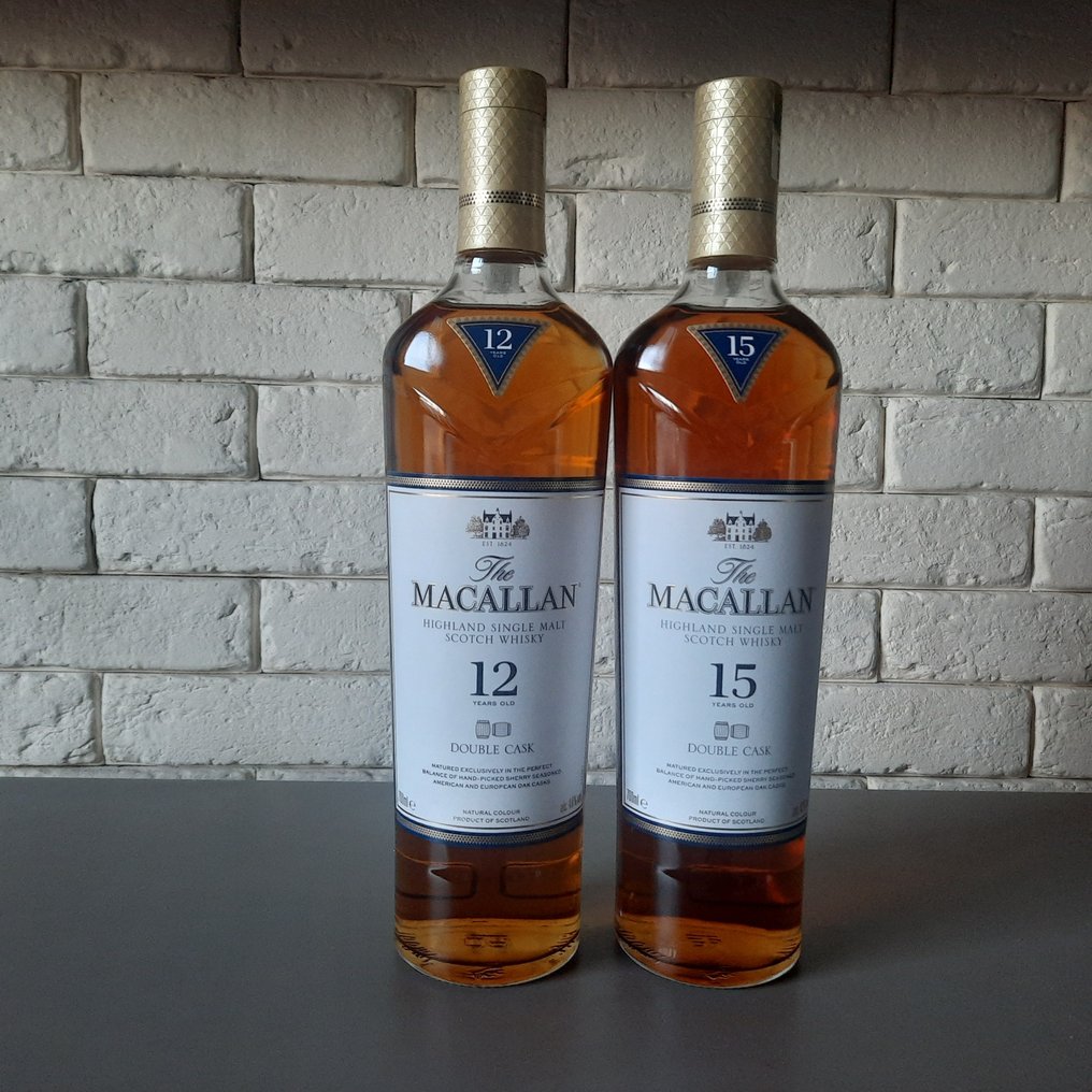 Macallan 12 years old Double Cask & 15 years old Double - Catawiki
