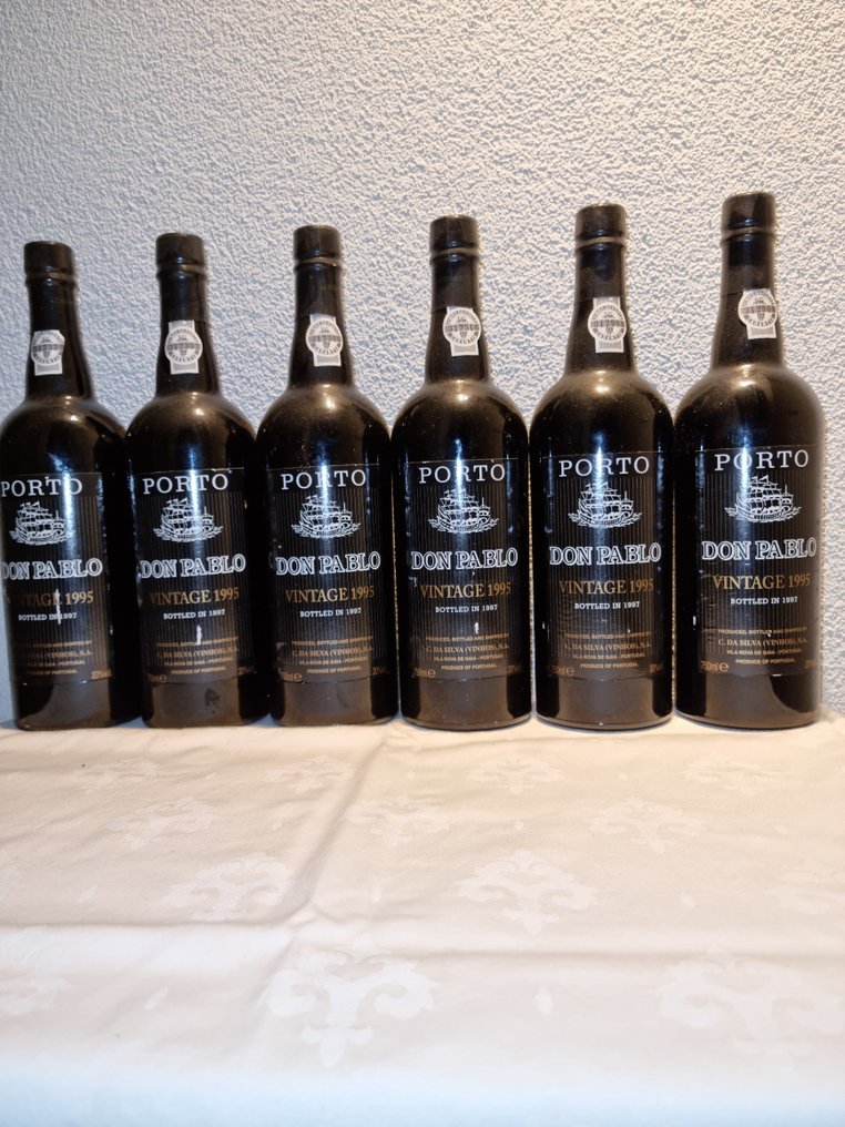 1995 C. da Silva - Don Pablo Vintage Port - 6 Bottles - Catawiki