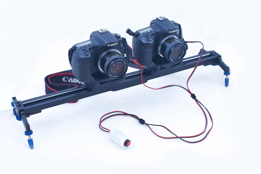 Canon Stereo Rig with synced twin 60D for 3d photography - Catawiki