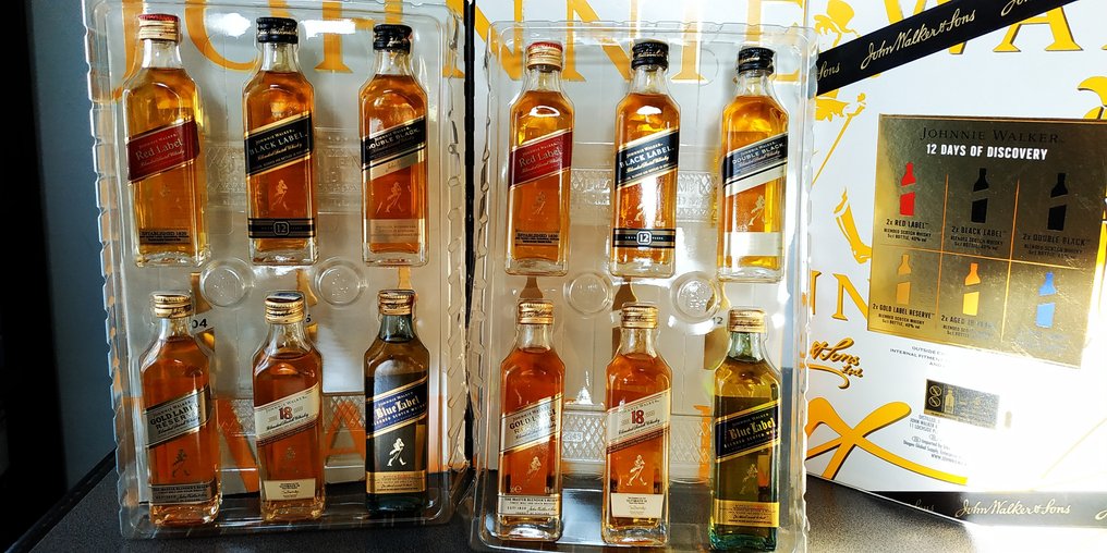 Johnnie Walker 12 Days of Discovery Advent Calendar 5cl 12