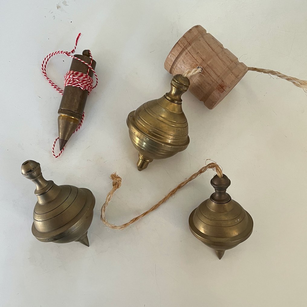 Plumb bob weights (4) Brass Catawiki