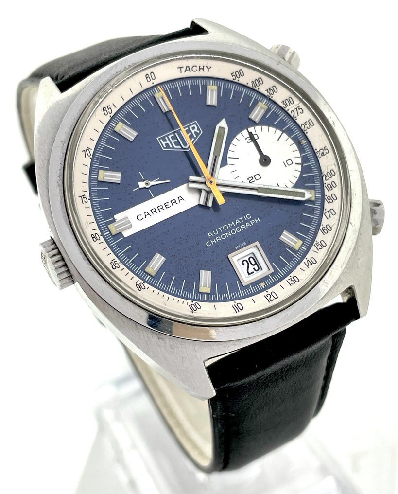 Heuer - Carrera Chronograph Automatic Cal. 15 Blue Dial - - Catawiki