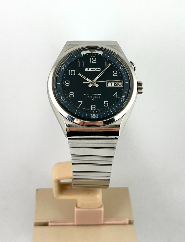 【稼働/新品ベルト】SEIKO セイコー 27石 ベルマチック 自動巻き 腕時計 SEIKO セイコー BELL-MATIC ベルマチック 自動巻き 27石