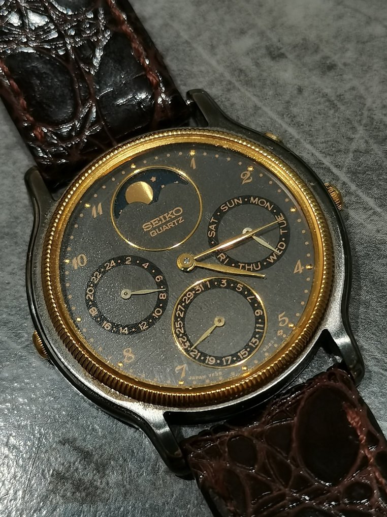 Seiko Phase de Lune 7F38 6030 Unisex 19801989 Catawiki