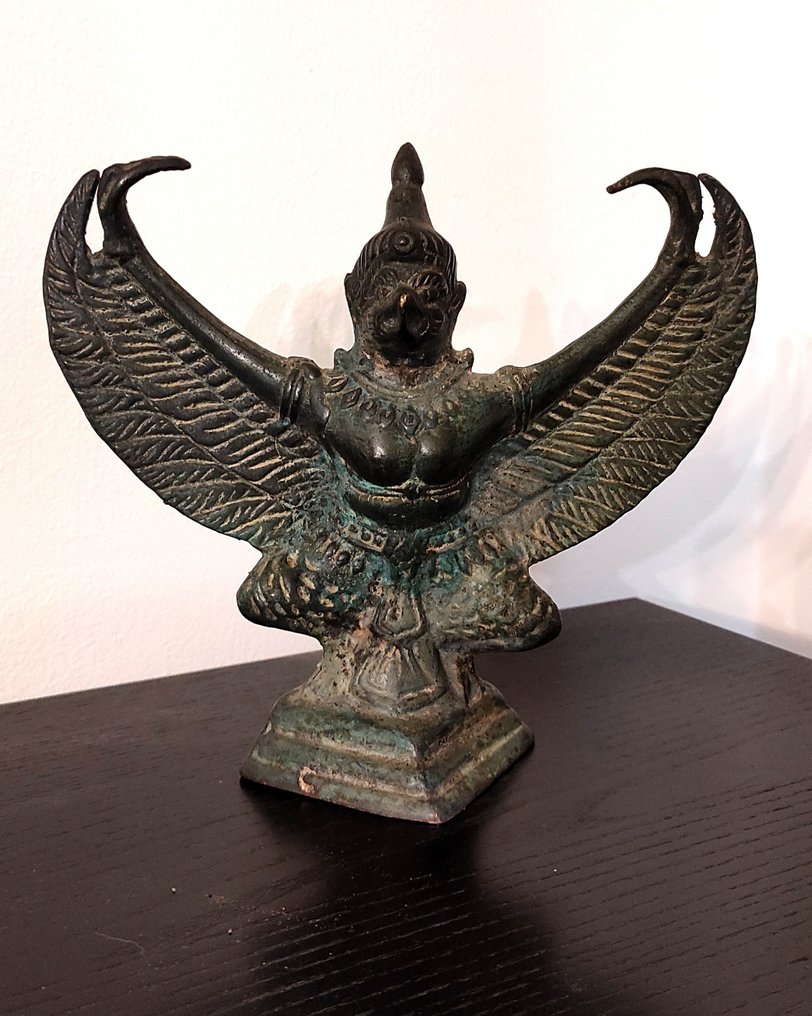 Figure Bronze, clay Garuda Thailand Catawiki