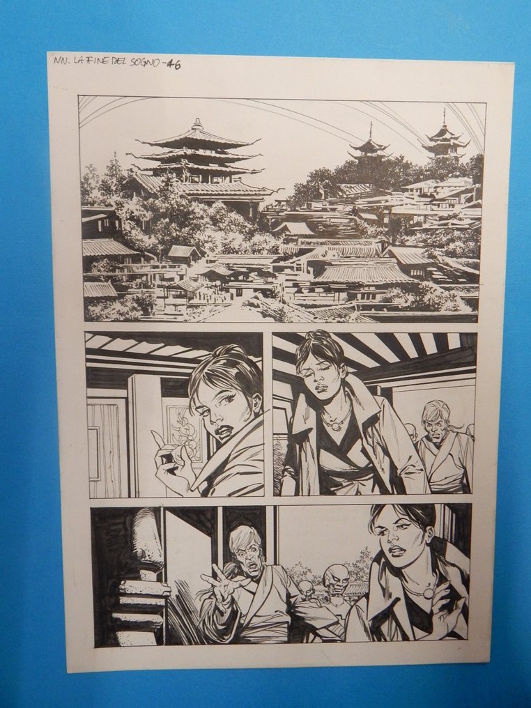 Fabrizio Busticchi & Luana Paesani 4x Tavola Originale Catawiki