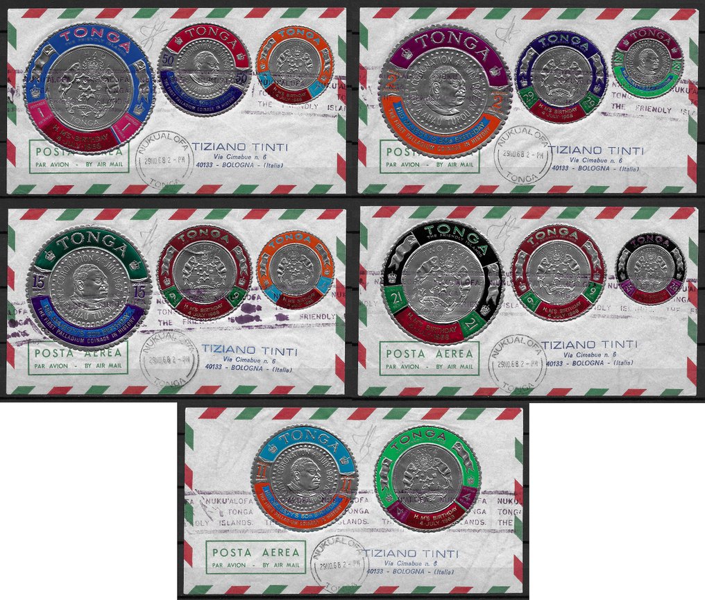 Tonga 1967 Postal history. Catawiki