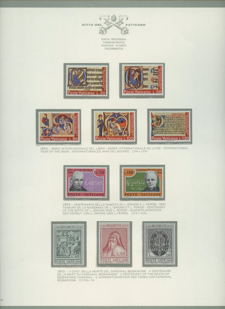 Vatican City 1929/1977 - collezione del periodo di Posta ...
