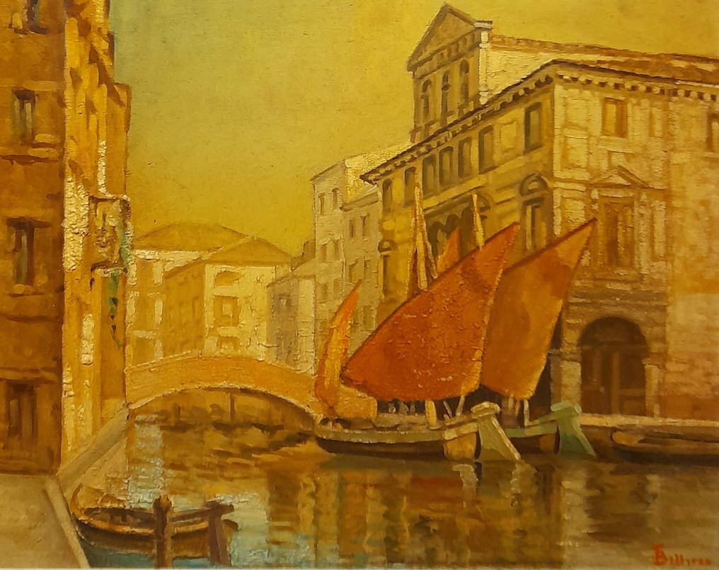 scuola-veneta-xx-veduta-di-chioggia-catawiki