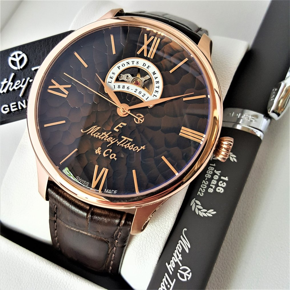 Mathey Tissot Automatic Open Heart Limited Edition Peseux