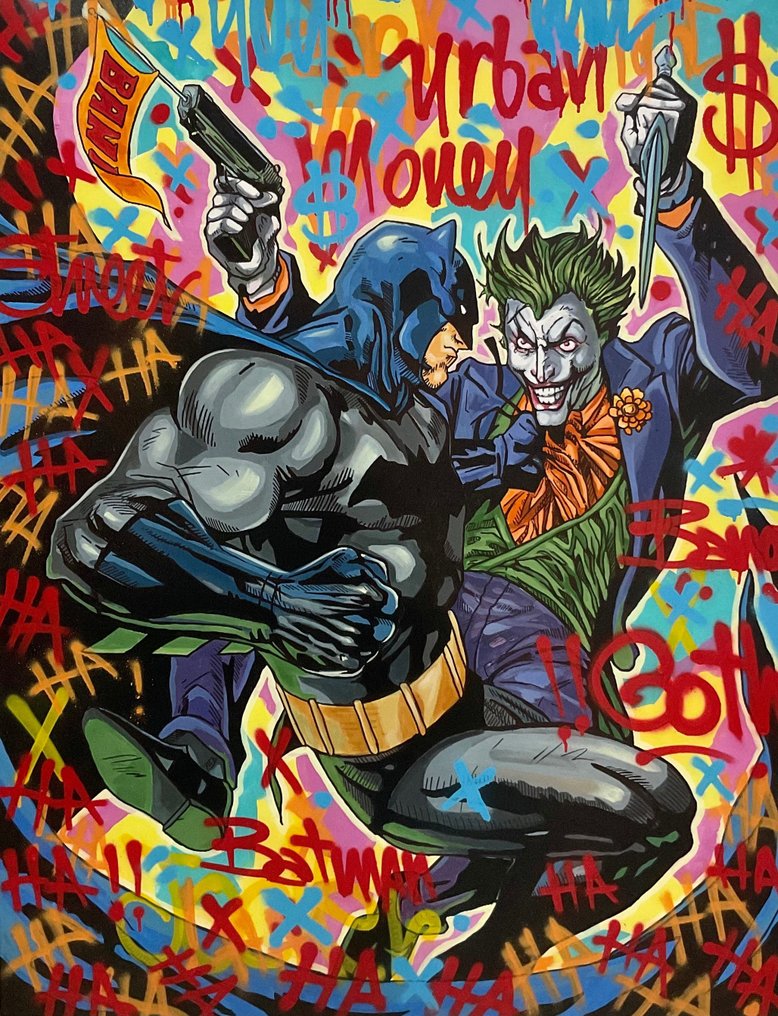 Batman vs Joker 1 / 10 - Super Héroe - Catawiki