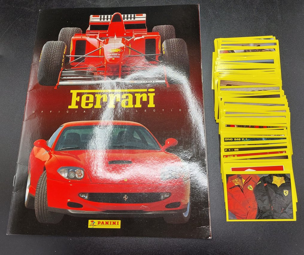 Panini - Ferrari Empty album + complete loose sticker set - Catawiki