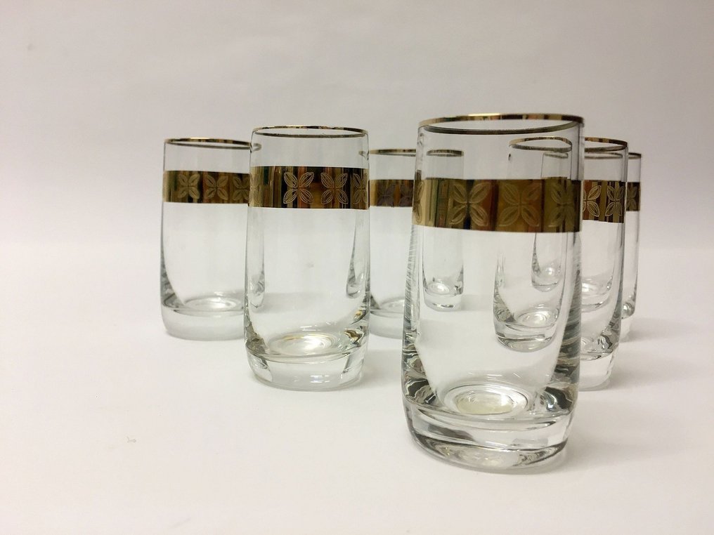 Lednické Rovné - Shot glasses (6) - Crystal - Catawiki