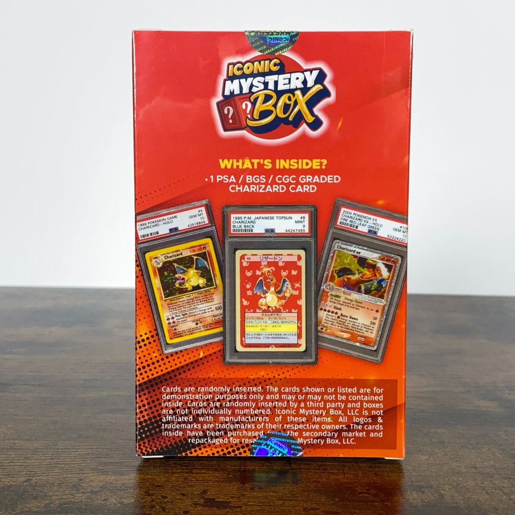 Iconic Mystery Box - Charizard Graded Card Box - Pokémon Mystery box -  Catawiki