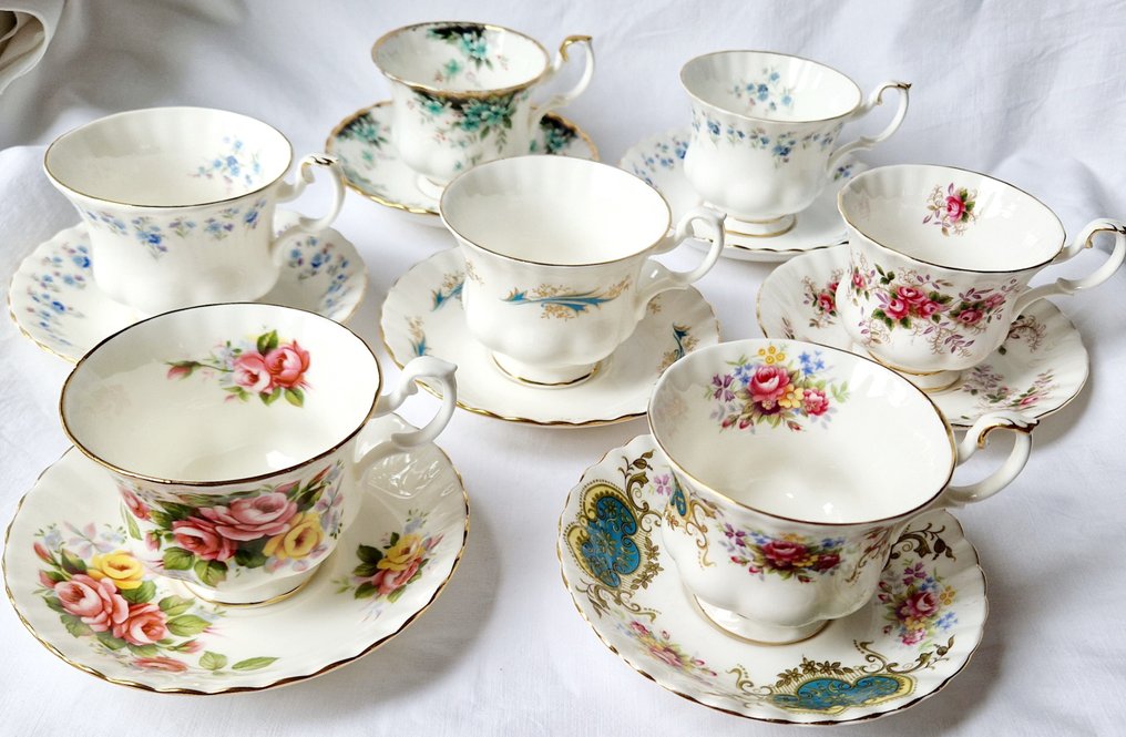 Royal Albert Cups and saucers (7) Porcelain Catawiki