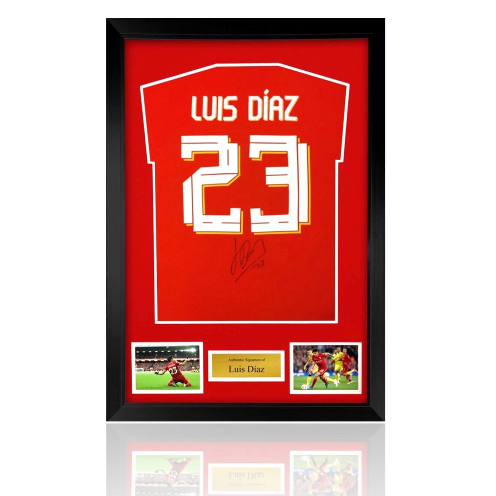 luis diaz signed shirt