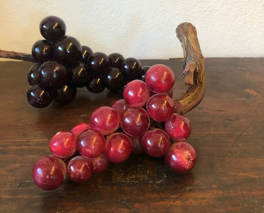 grapes (2) Alabaster Late 20th century Catawiki