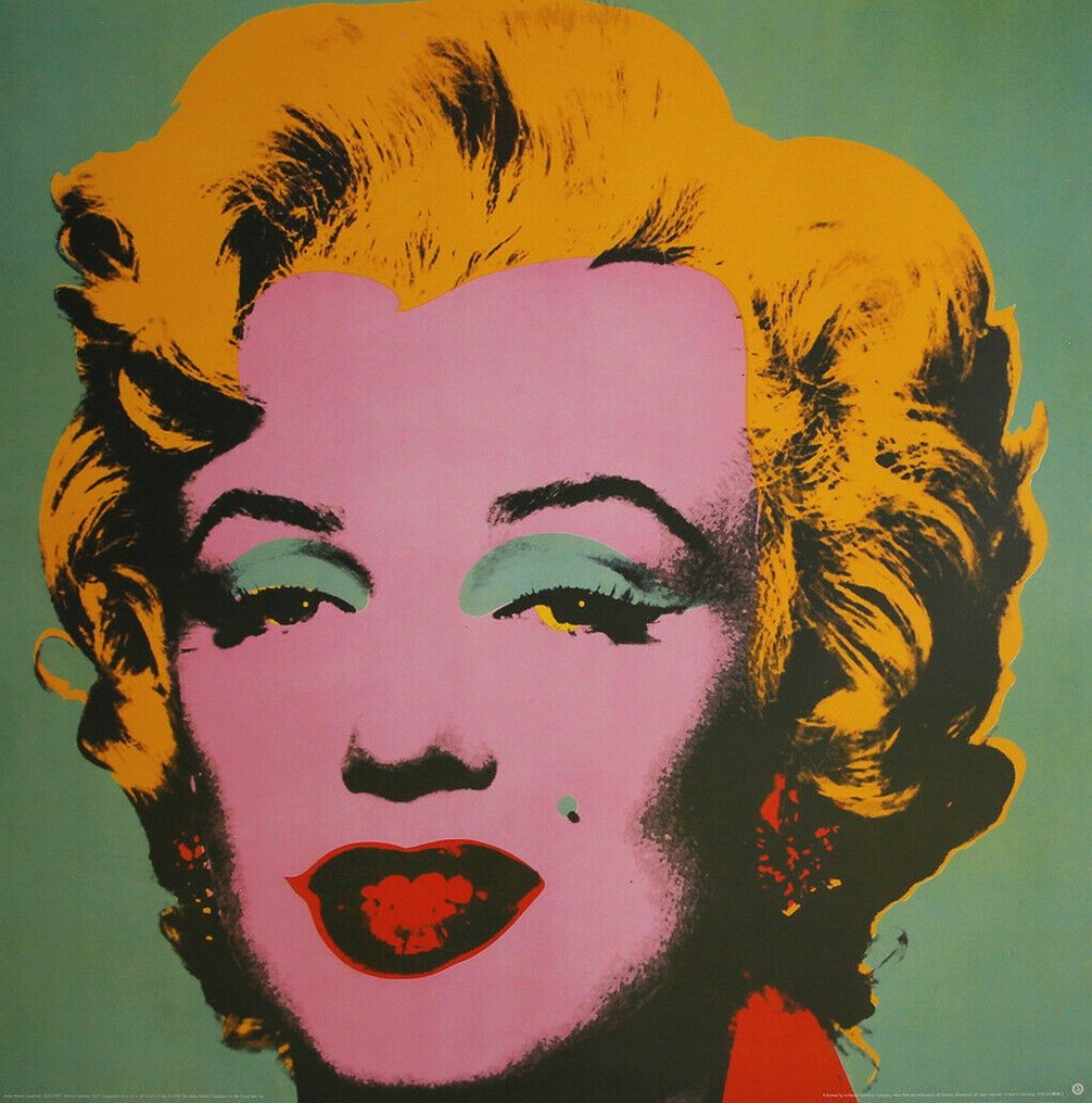 Andy Warhol (after) Marilyn Monroe green (XL Size) 1993 Catawiki