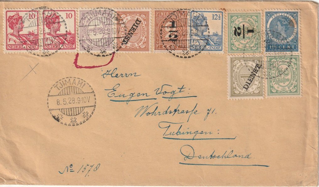 Dutch East Indies - Extensive collection of entire postal - Catawiki