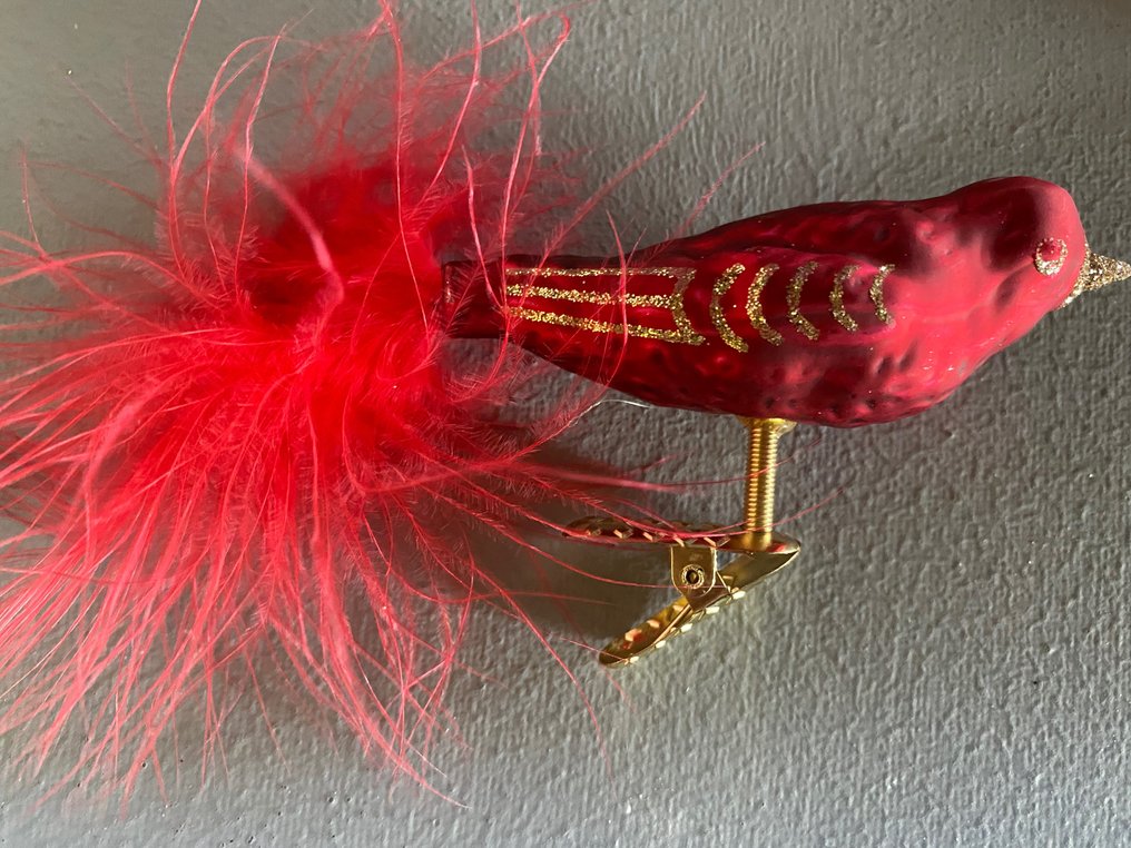 Krebs rode vogeltjes voor de kerstboom Christmas decoration Krebs