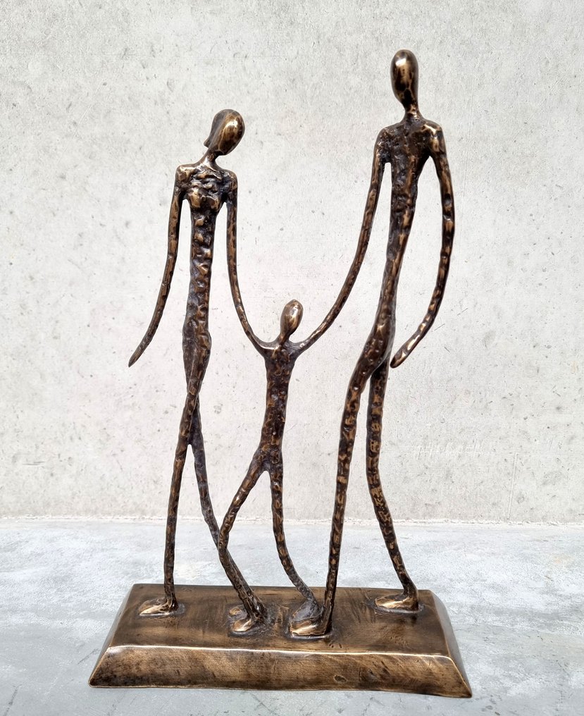 Statue, Familie 40 cm Bronze Catawiki