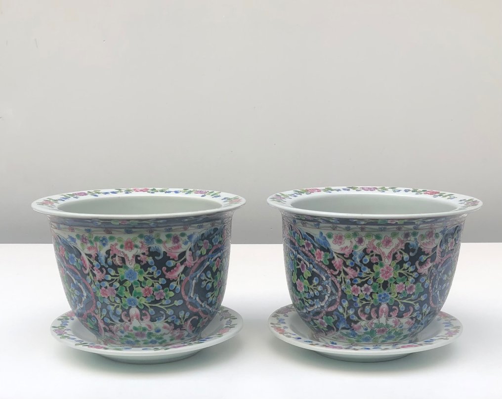 Chinese Flower Pots Porcelain Modern Catawiki
