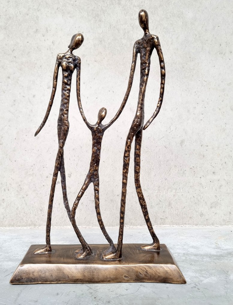 Statue, Familie - 40 cm - Bronze - Catawiki