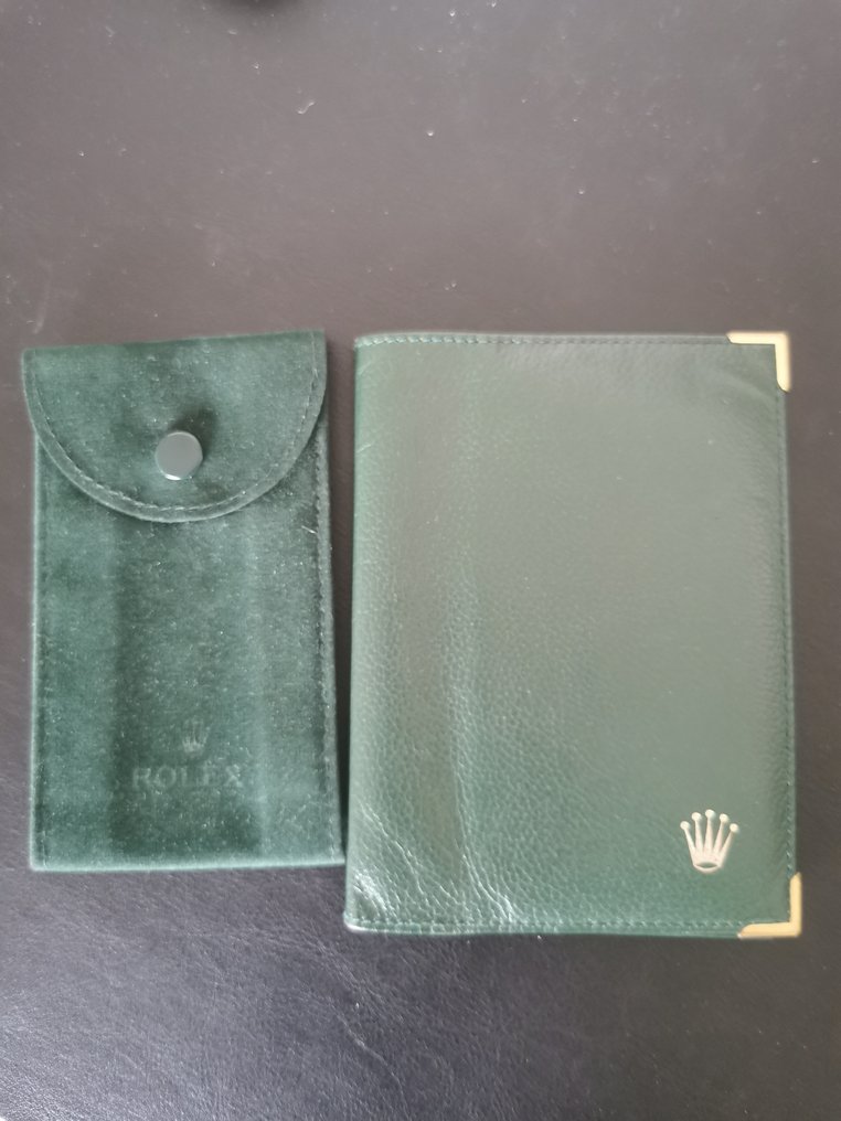 Rolex wallet and service pouch Catawiki