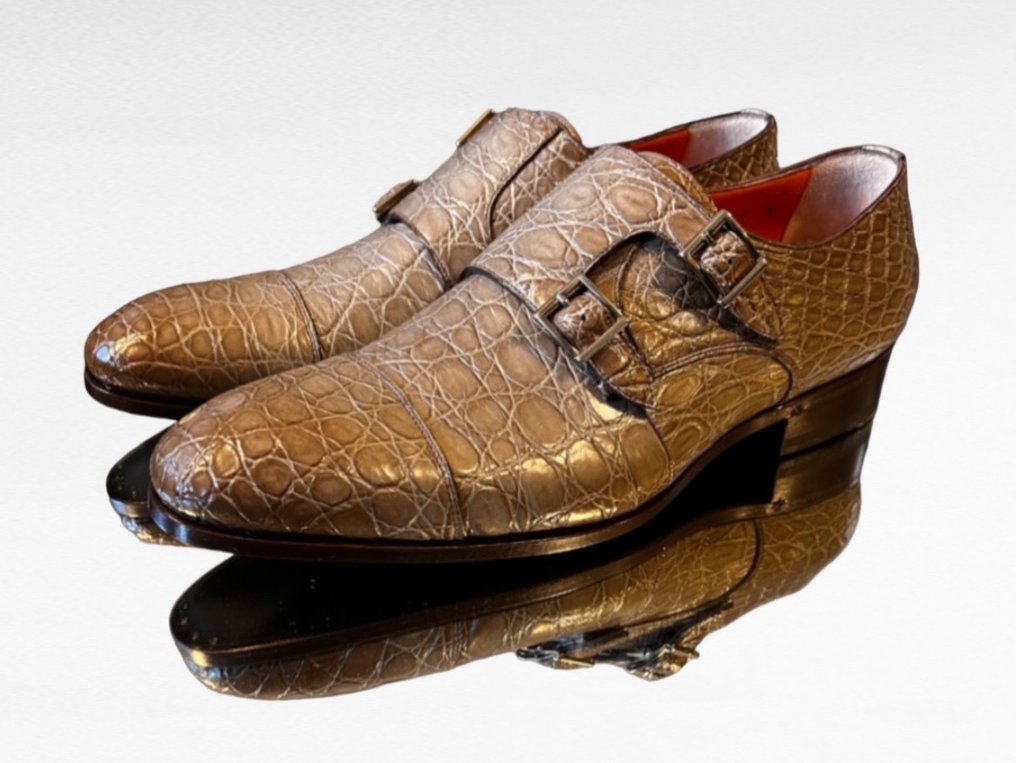 Santoni crocodile sales shoes
