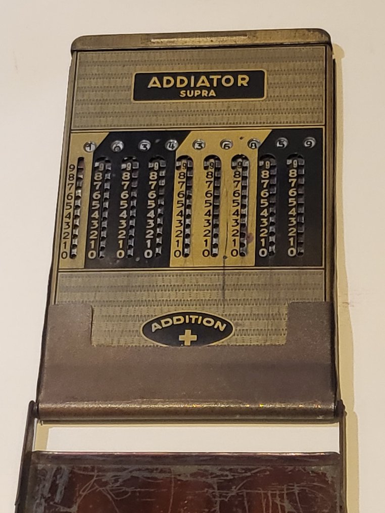 Calculator Addiator (1) sheet iron Catawiki