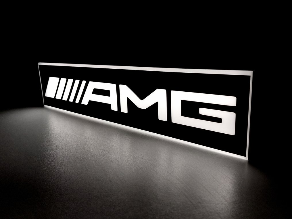 Treasure & Vintage Hunters - Lighted sign (1) - beautiful Mercedes AMG ...