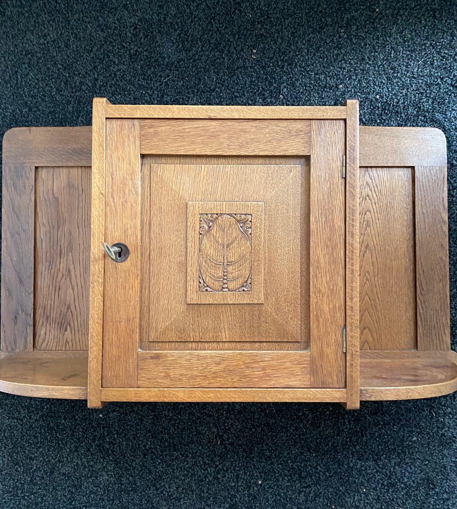 Bijbelkastje/Medicijnkastje antiek - eikenhout Catawiki