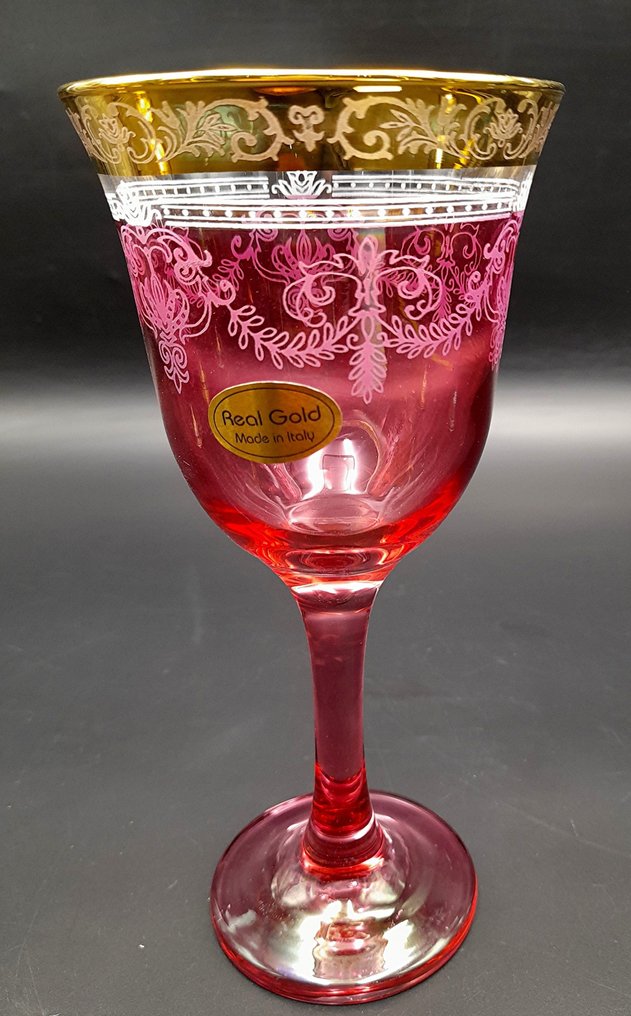 Art Decor Srl - Wine glasses (6) - Crystal - Catawiki