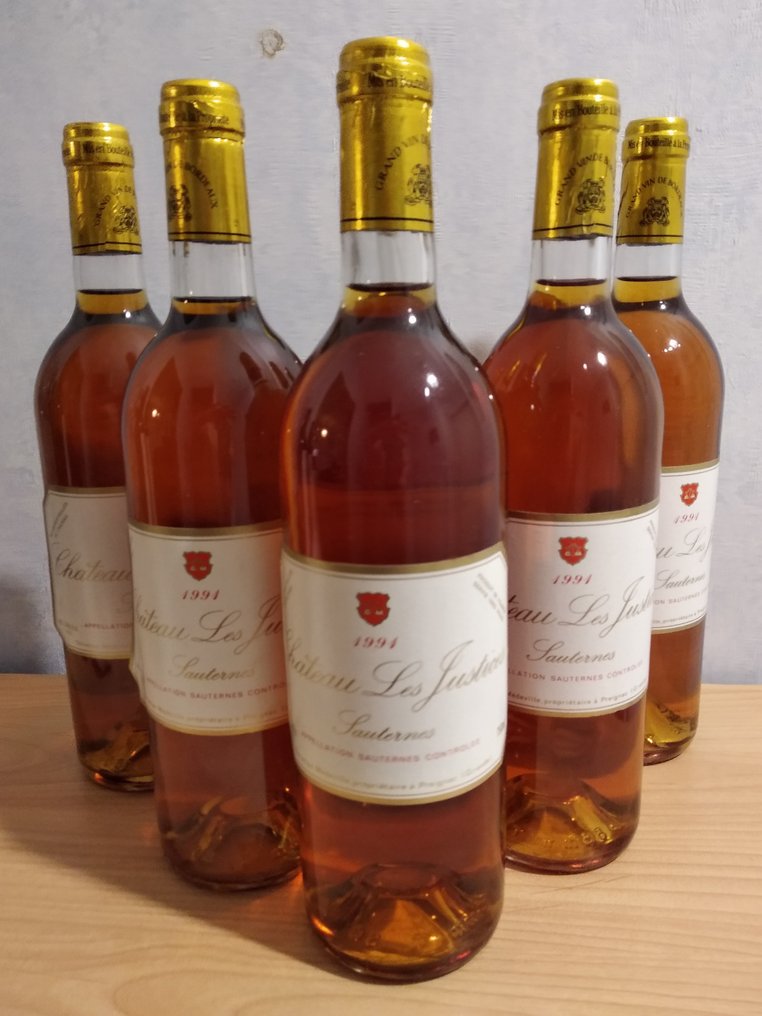 1991 Château Les Justices Sauternes 6 Bottles (0.75L) Catawiki