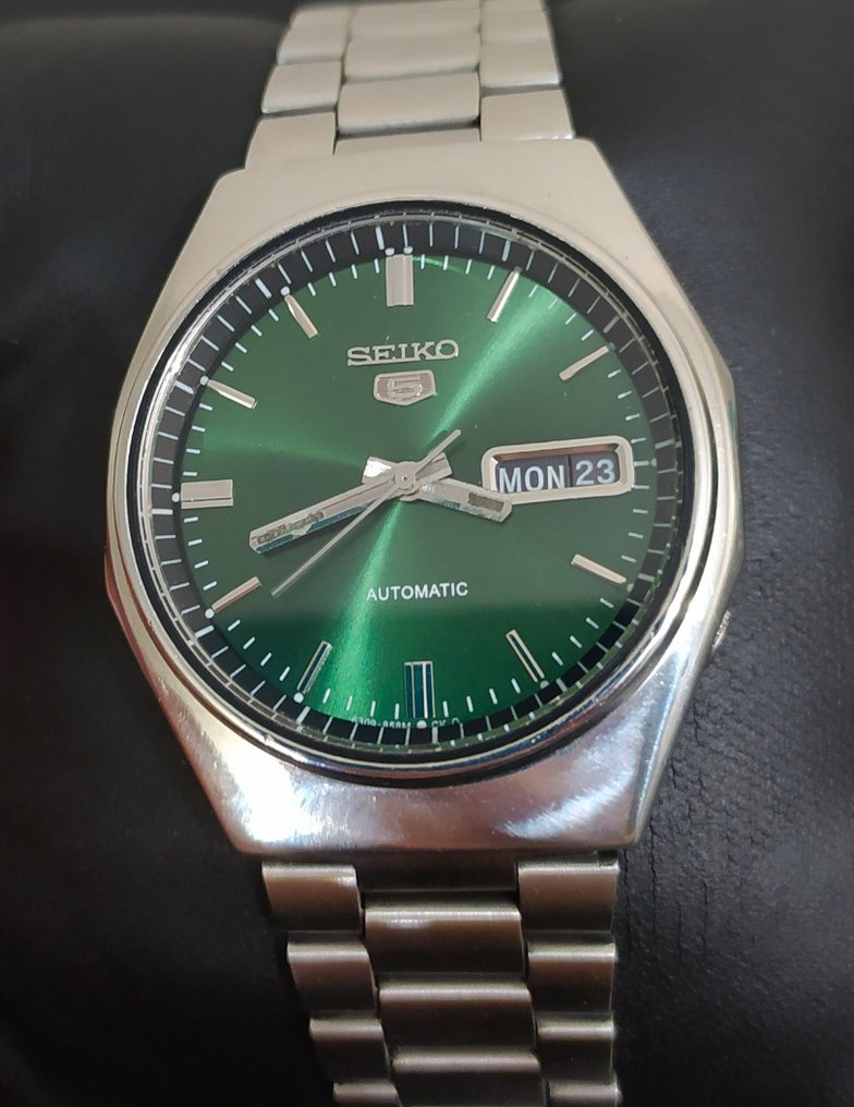 Seiko - 5 - Green Dial - 6309-7200 - Men - 1980-1989 - Catawiki