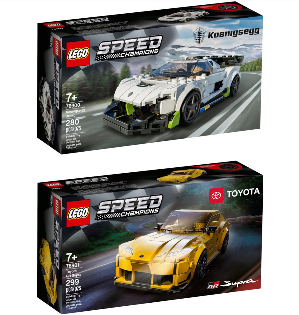 Lego - Speed Champions - 76900 + 76901 - Koenigsegg Jesko + - Catawiki