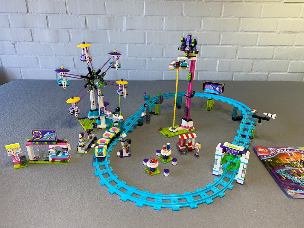 fødselsdag indsats vedtage LEGO - Friends - 41130 - Amusement park Pretpark Achtbaan - - Catawiki