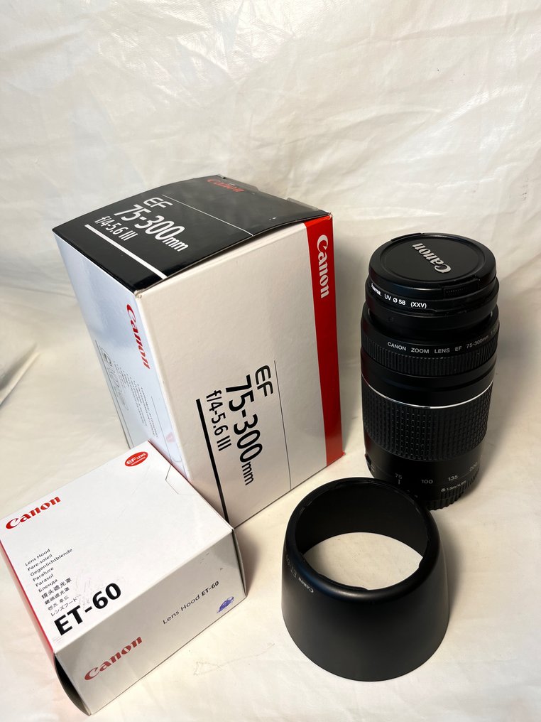 Canon Ef 75 300 Mm 4 5 6 Iii Lens In Doos Catawiki