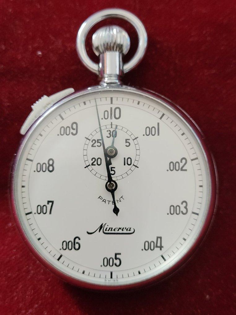 Minerva stopwatch, mechanical Swiss made NO RESERVE Catawiki