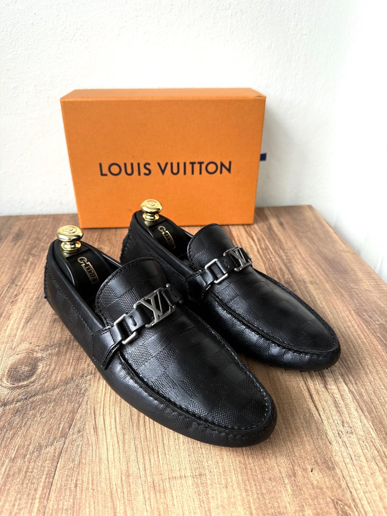 Louis Vuitton, Shoes, Louis Vuitton Mens Hockenheim Moccasin Size 85