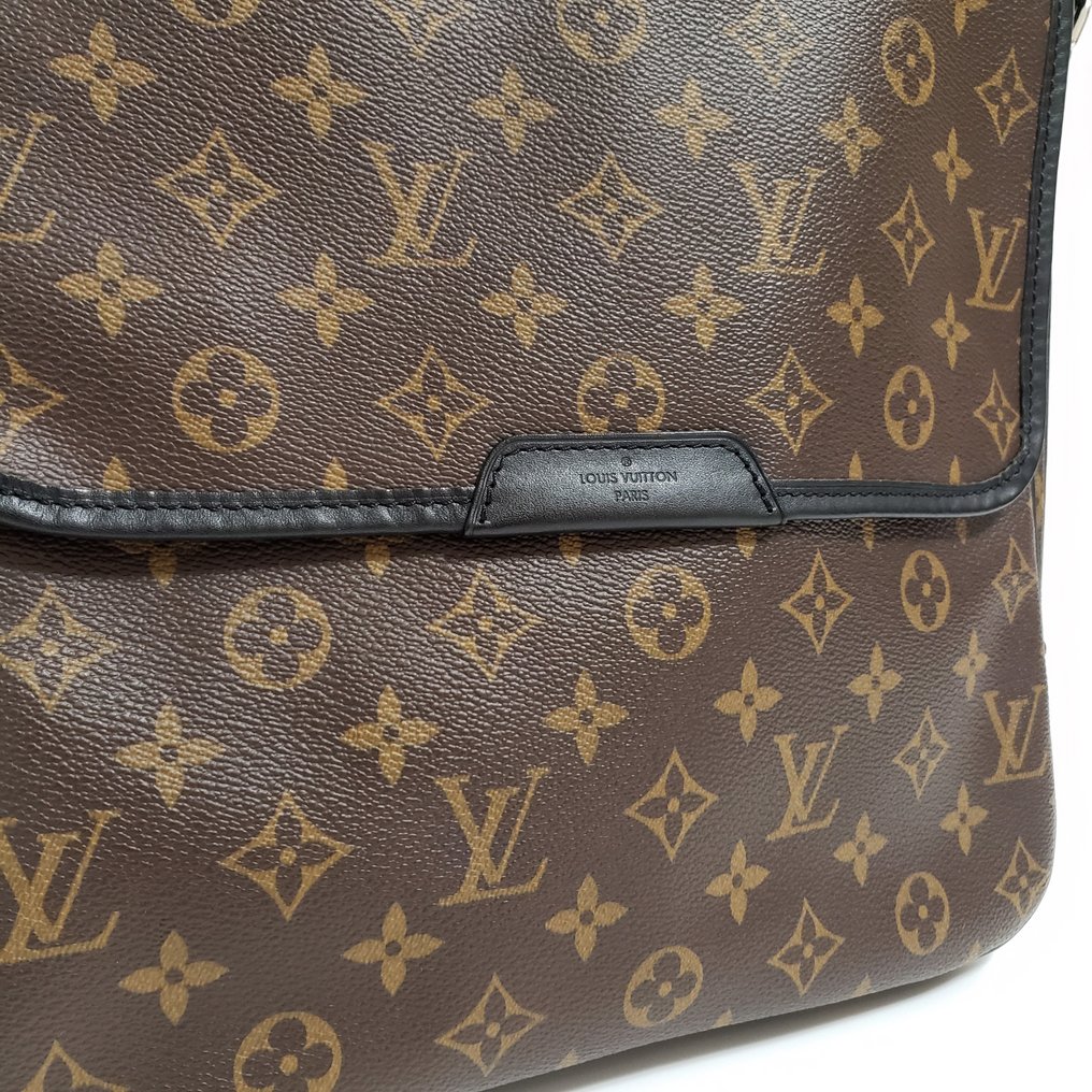 Louis Vuitton Monogram Macassar Canvas Bass MM Messenger Bag